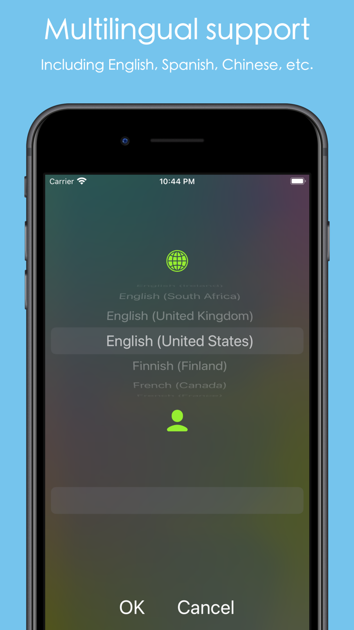 Aloud text to speech reader