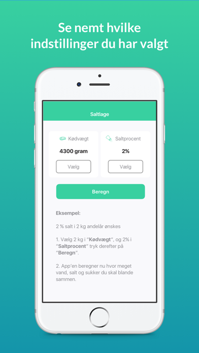 Beregn saltlage Screenshot