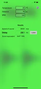 Delay Wiz screenshot #1 for iPhone