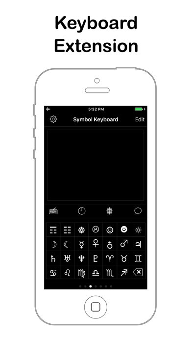 Symbol Keyboard for Message Screenshot