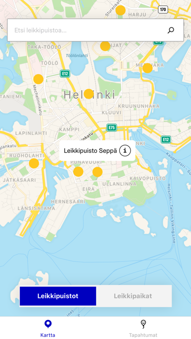 Leikkipuistot Helsinki Screenshot