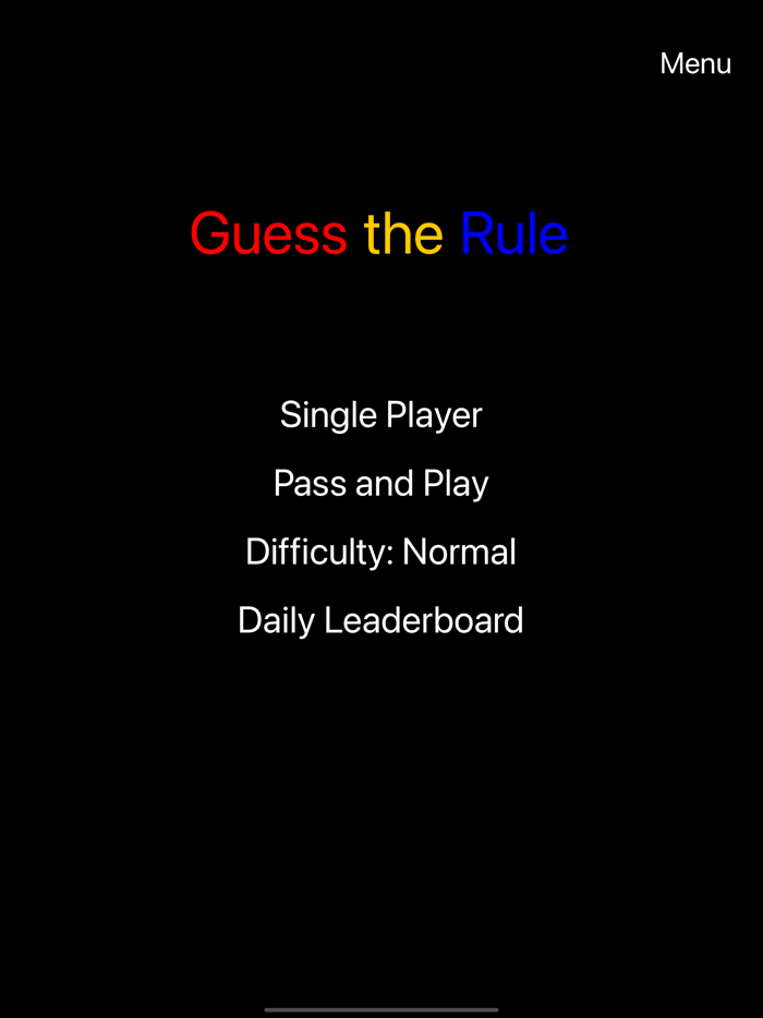 Guess the Rule Logic Puzzles