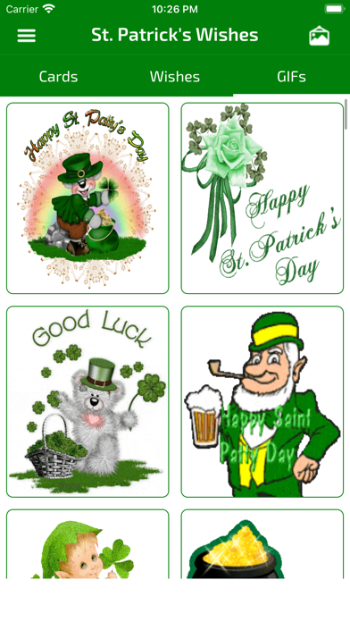 Screenshot #2 pour St. Patricks Wishes & Cards