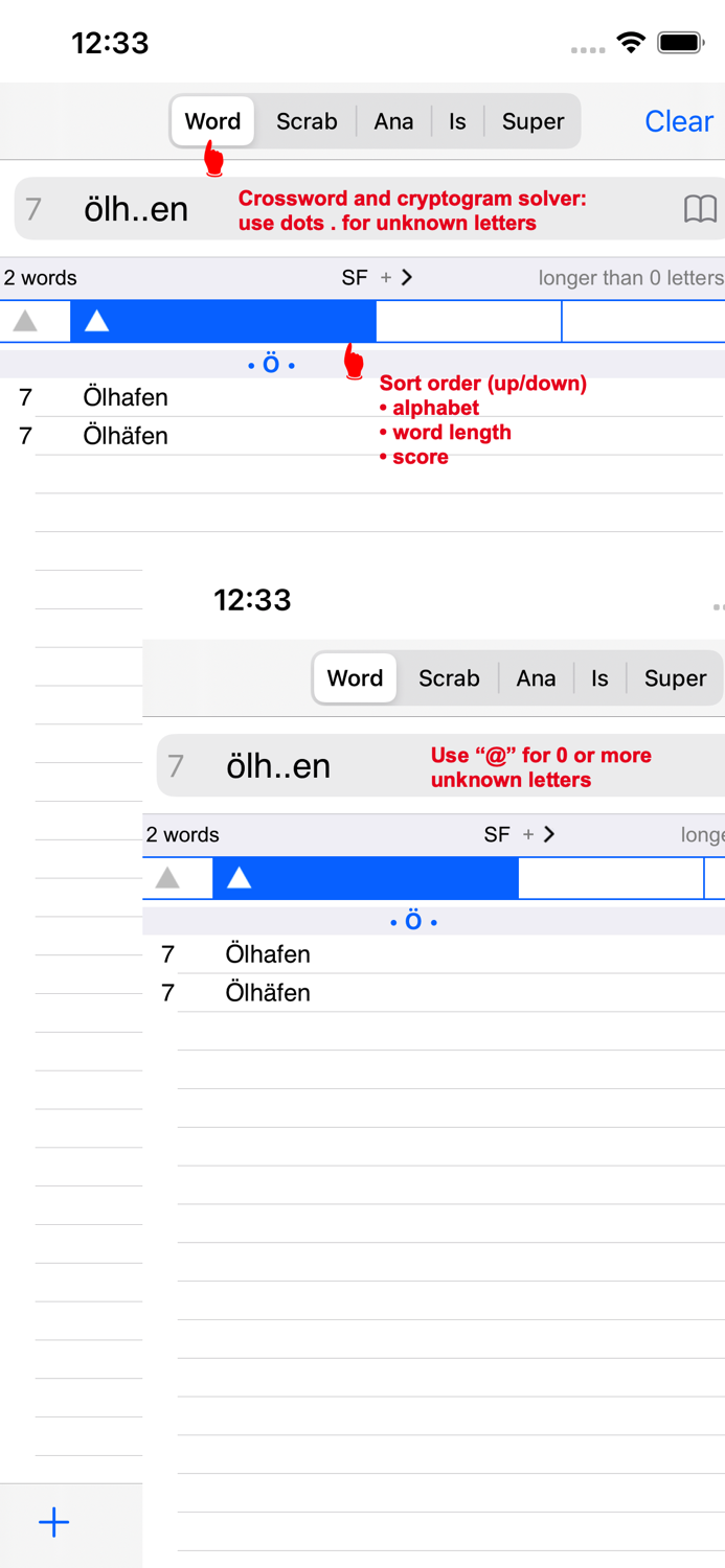 Deutsch-German Words Finder