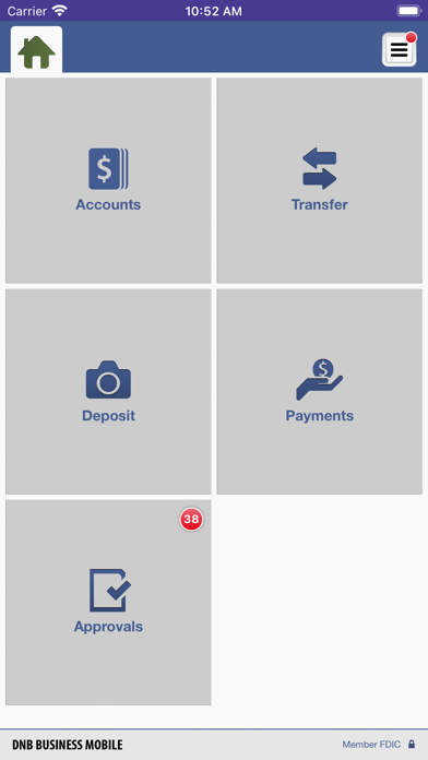 DNB Business Mobile Banking Screenshot