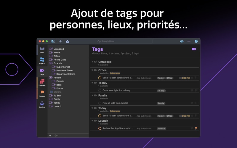 Screenshot #3 pour OmniFocus 3