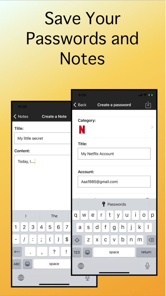 #2. Cloud Password Manager (iOS) By: Chih-Hao Chen