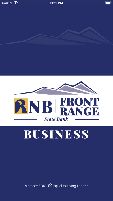 RNB/Front Range State Bank Biz Screenshot