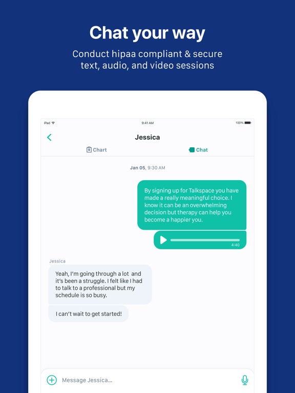 Screenshot #5 pour Talkspace Provider