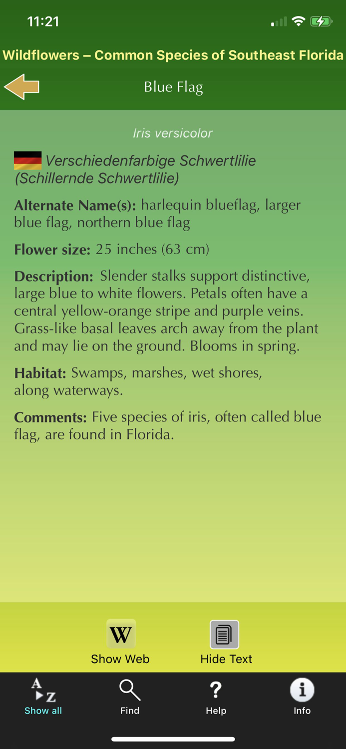 Southern Florida Wildflowers