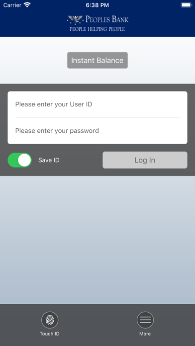Peoples Bank of Paris Texas Screenshot