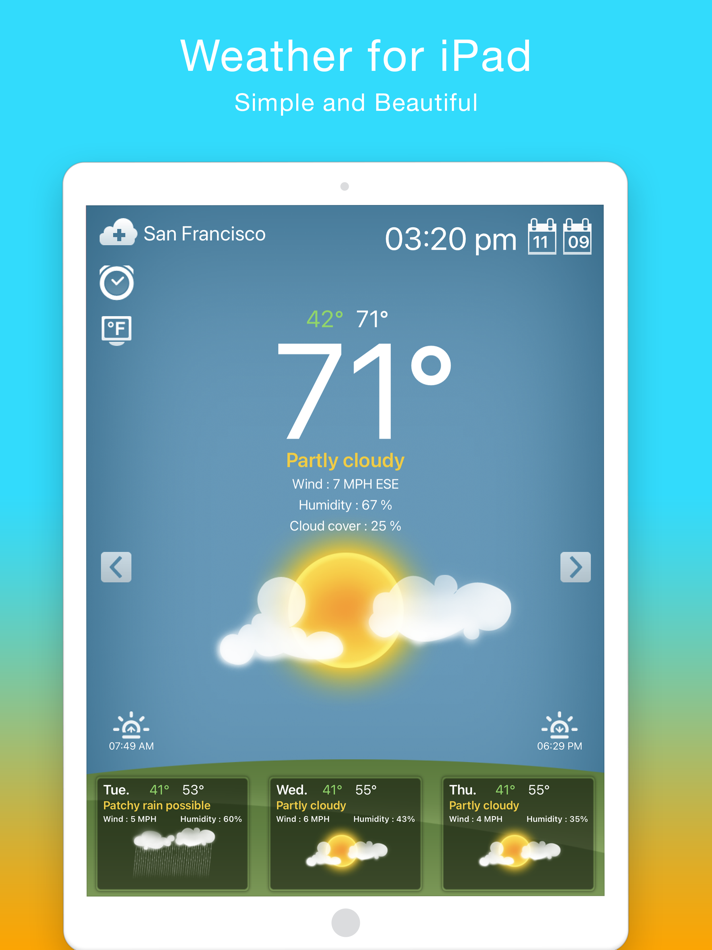 Weather for iPad! - 1.7 - (iOS)