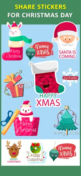 Game screenshot Рождественские наклейки и Новы hack