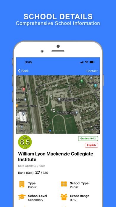 Hokaho Toronto School Finder Screenshot
