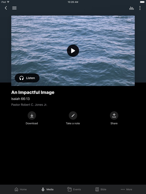 Hill Chapel M.B. Church iPad screenshot 3 - Lifestyle app