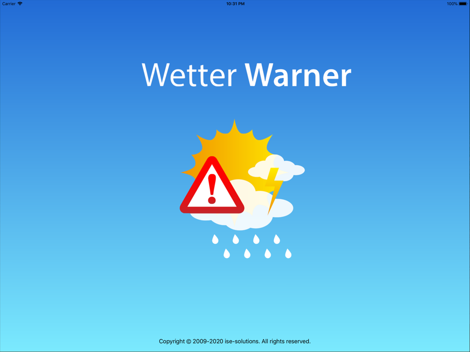 Wetter-Warner für iPad - 1.4.2 - (iOS)