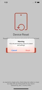 Jamf Reset screenshot #2 for iPhone