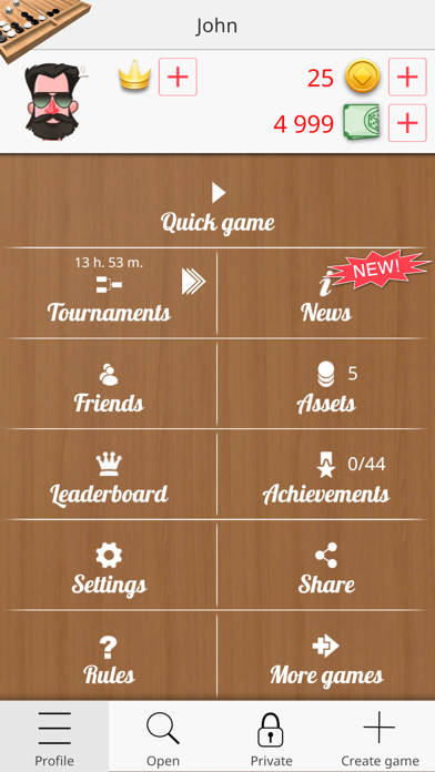 Backgammon Narde Online Screenshot