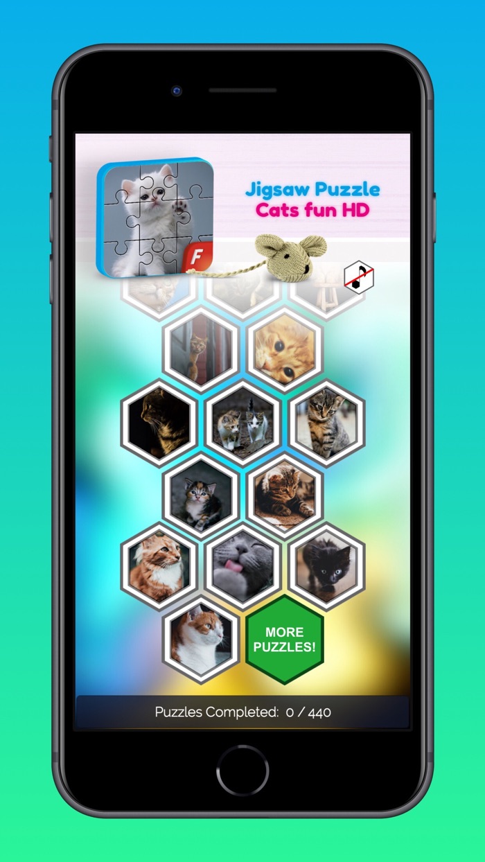 Relaxing Games Puzzle Cats HD