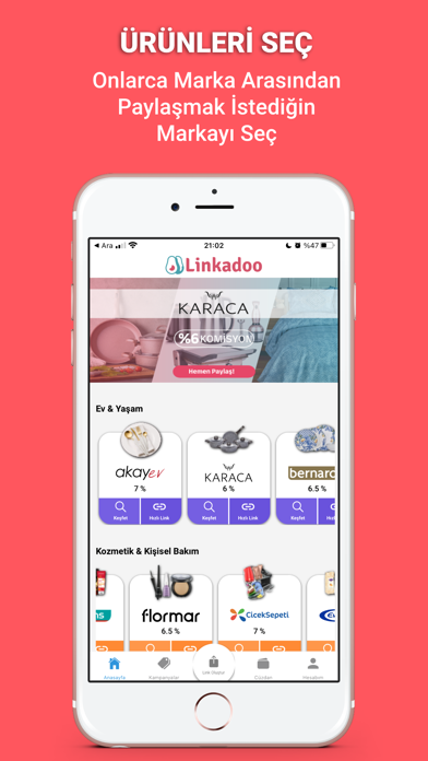 Screenshot #3 pour Linkadoo - Seç, Paylaş, Kazan