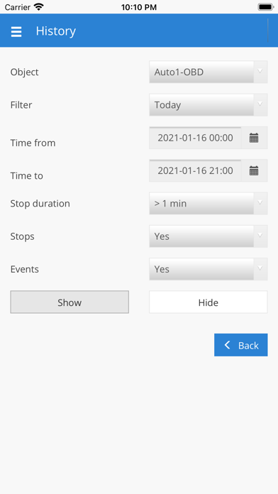 TrackA2B Screenshot