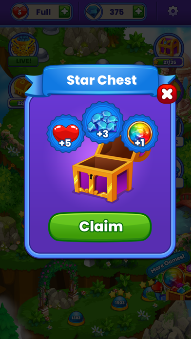 Gem Blast Match 3 Jewel Crush Screenshot