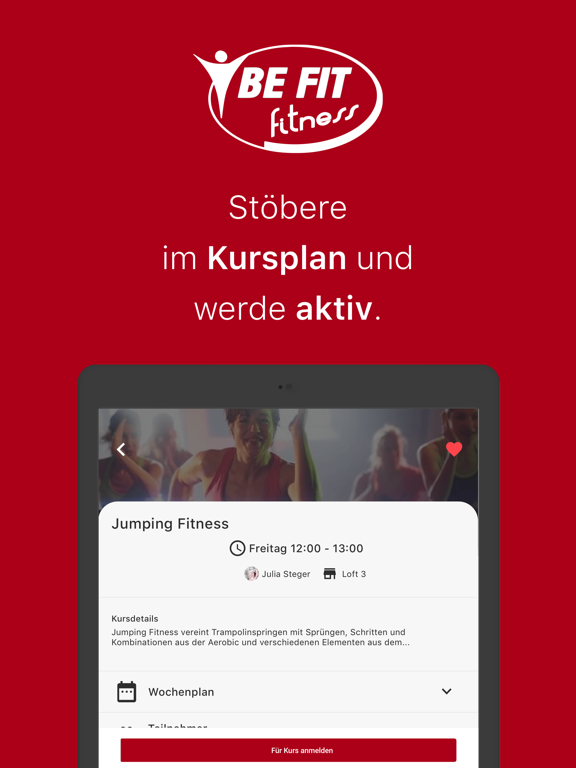 Screenshot #6 pour BE FIT Dein Studio