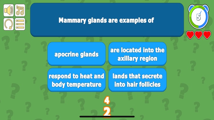 Tissue Anatomy & Physiology QZ