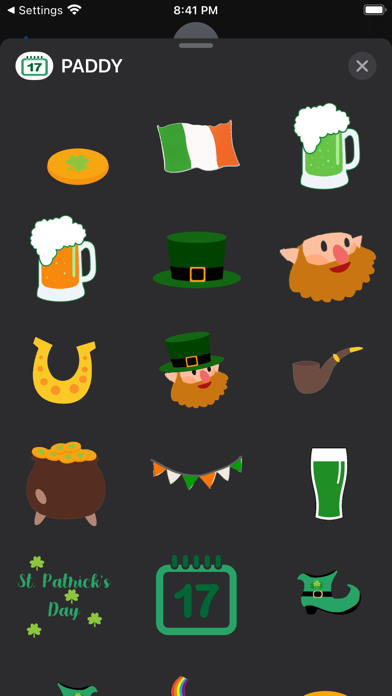 Screenshot #2 pour PADDY Sticker Pack