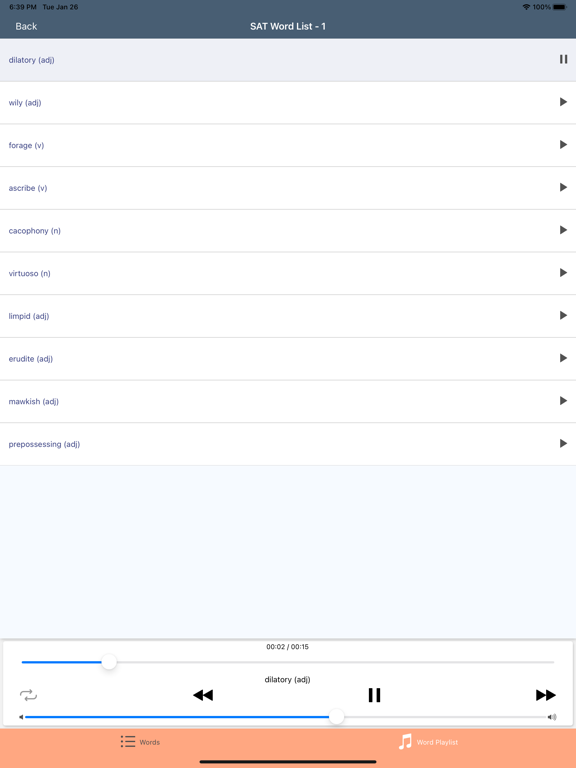Screenshot #6 pour WordSmart prep for SAT®(Set 2)