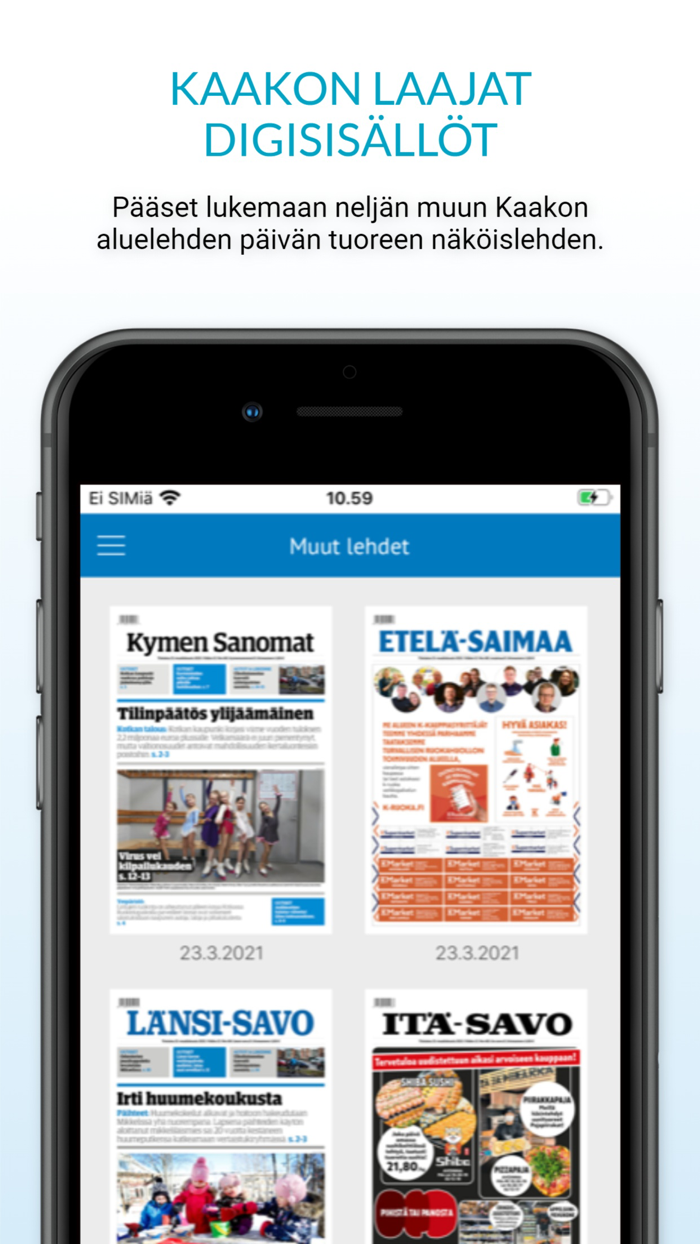 Kouvolan Sanomat päivän lehti
