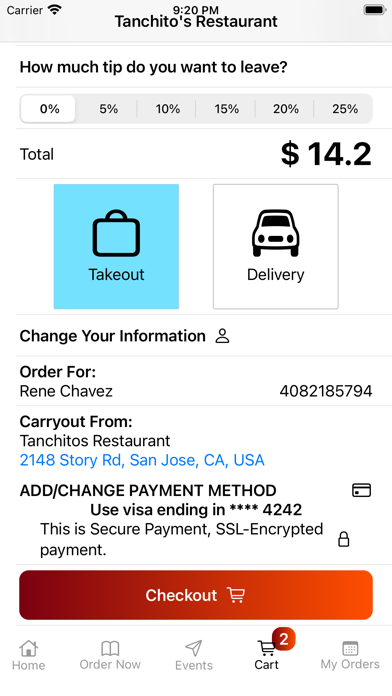 TANCHITOS RESTAURANT Screenshot