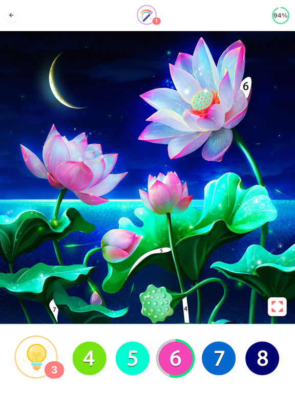 Coloring Fun : Color by Number iPad screenshot 7 - Lifestyle app