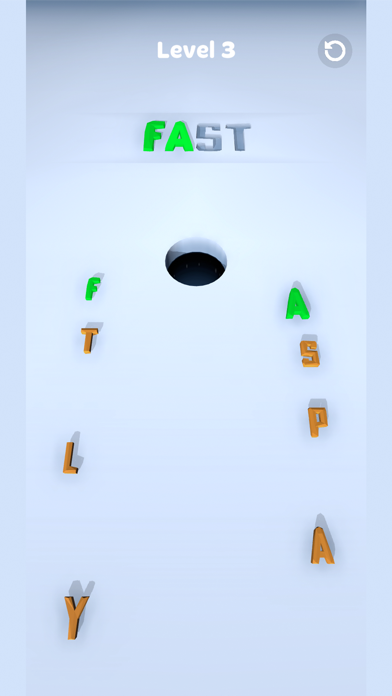 Letter Hole 3D Screenshot