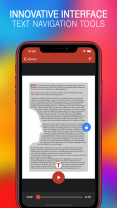 vBookz PDF Voice Reader screenshot 1