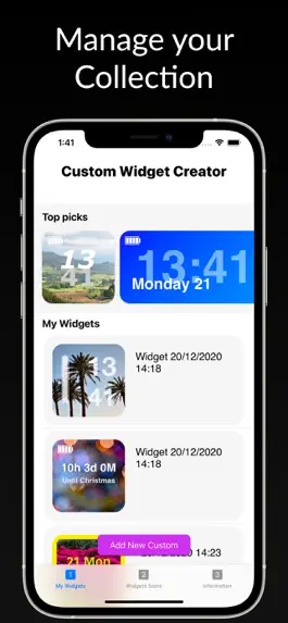 Game screenshot Custom Widget Creator hack