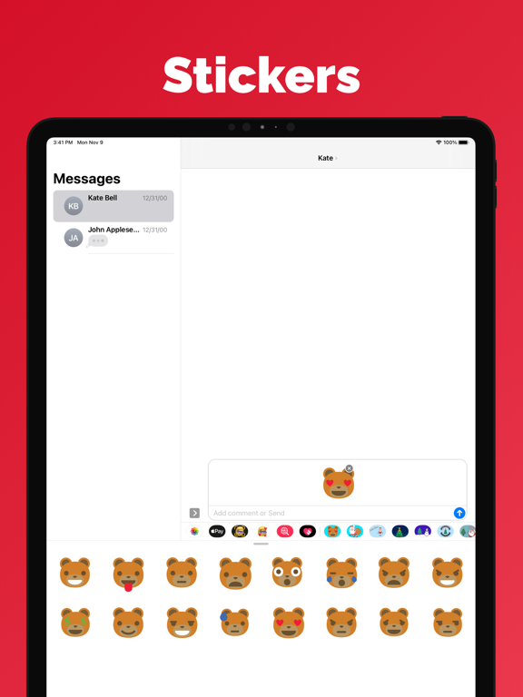Screenshot #5 pour Autocollants ours en peluche
