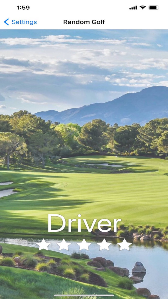 Random Golf Practice