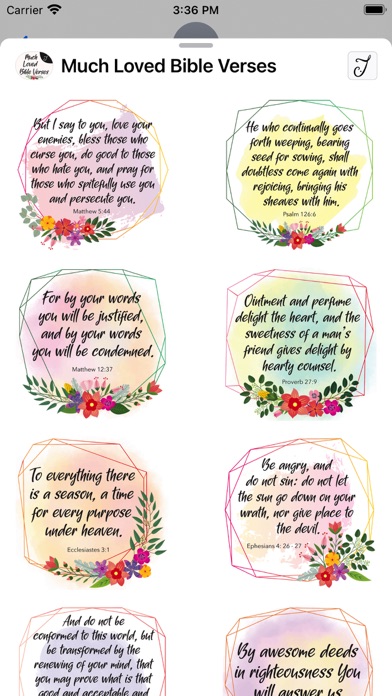 Much Loved Bible Verses Screenshot