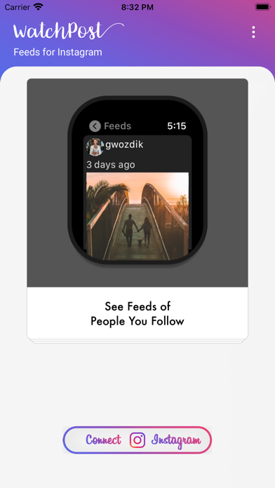 WatchPost for Instagram Feeds Screenshot