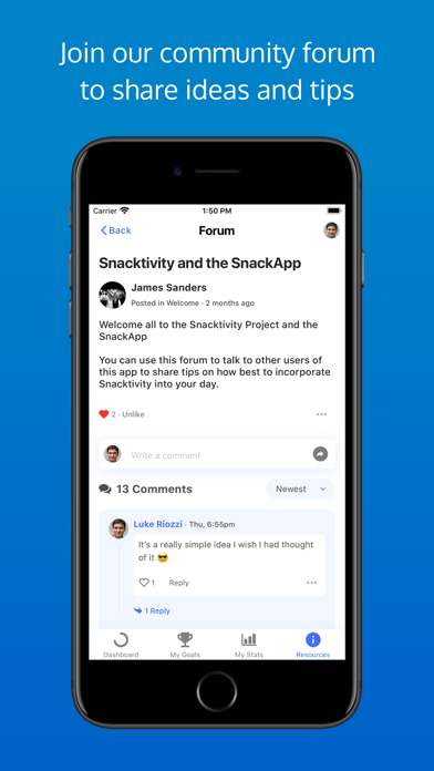 Snacktivity SnackApp Screenshot