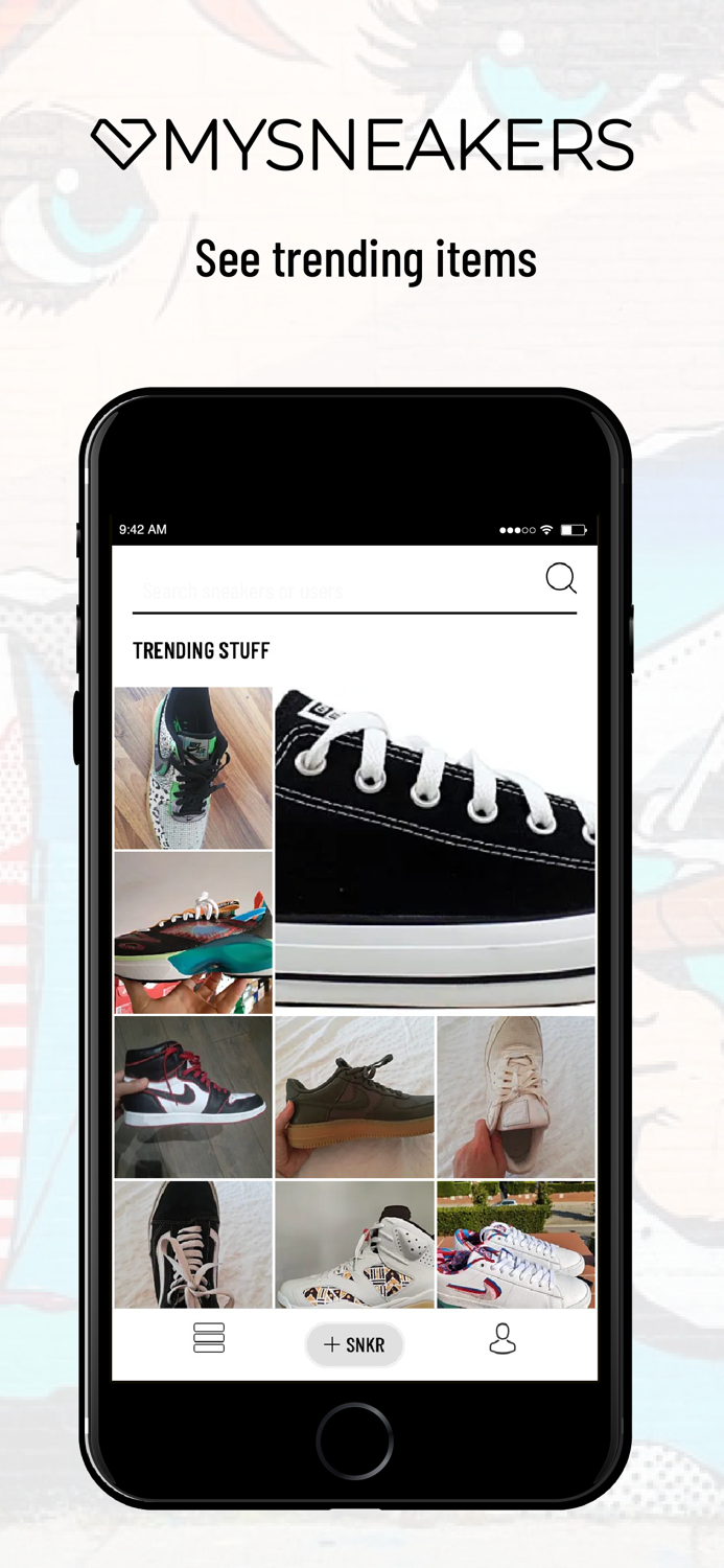 MySneakers collect and share