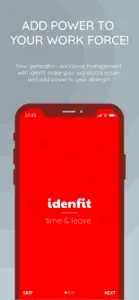 idenfit - time & leave screenshot #1 for iPhone