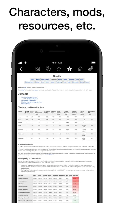 Pocket Wiki for RimWorld screenshot 4 of 10