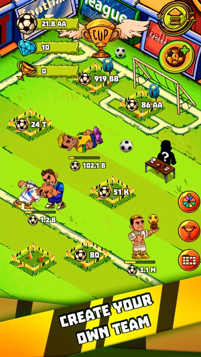 Idle Soccer Tycoon - Clicker Screenshot