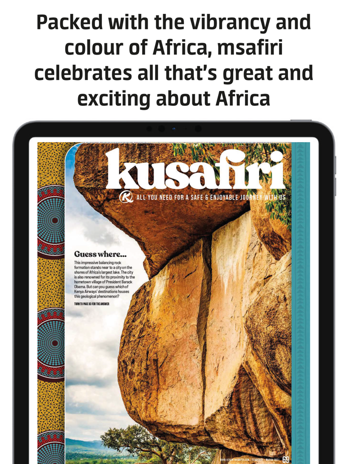 MSAFIRI Kenya Airways Magazine