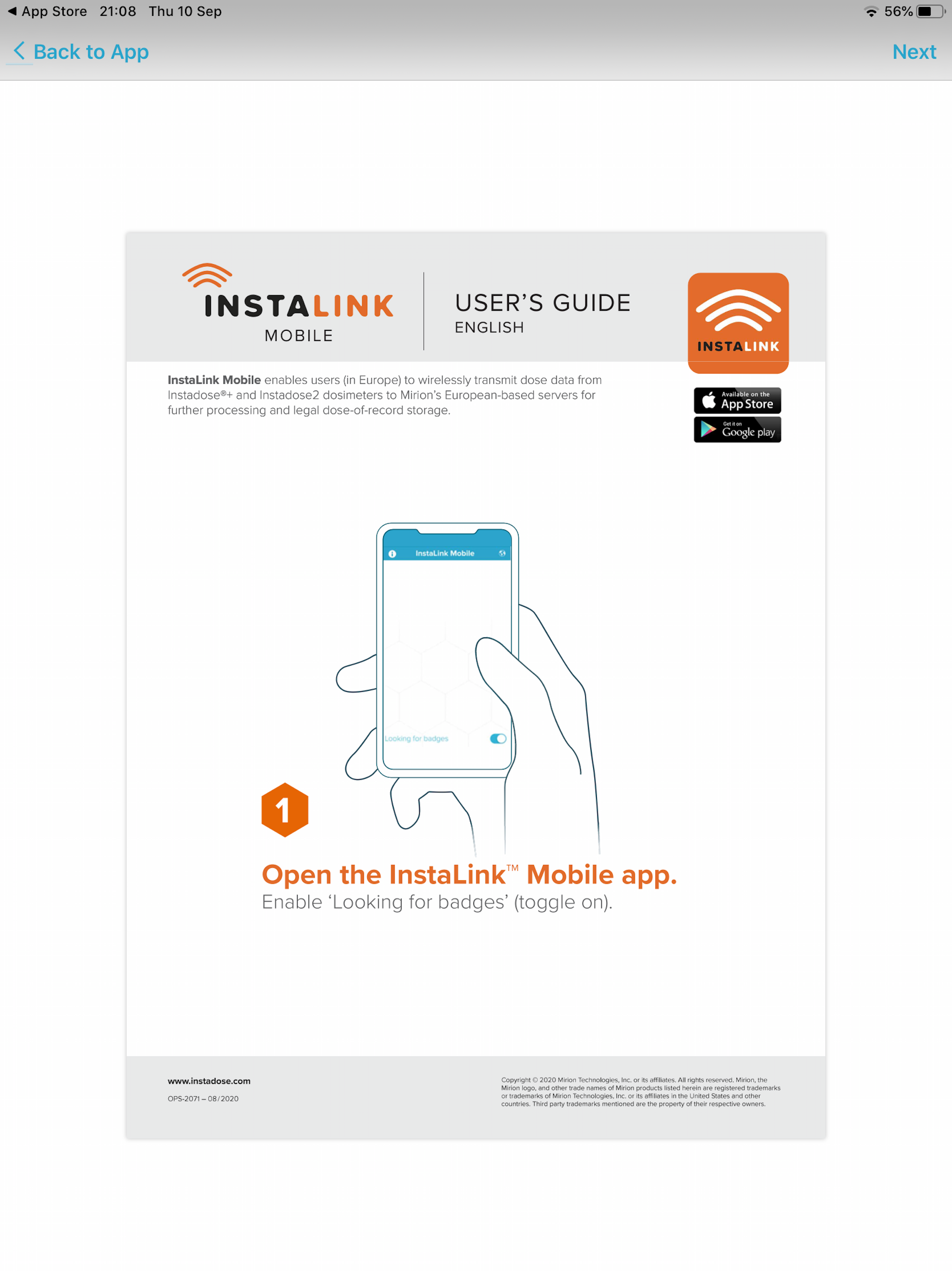 InstaLink Mobile