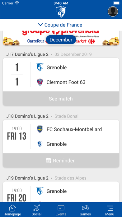 Grenoble Foot 38 screenshot 2