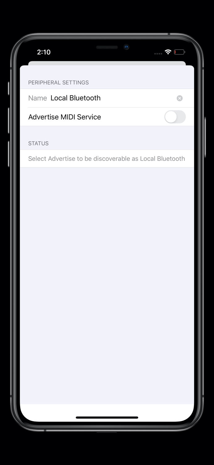 Bluetooth Midi Keyboard