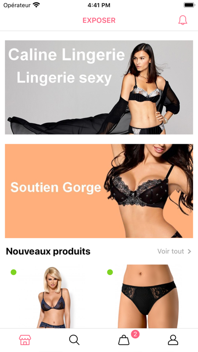 Screenshot #1 pour Caline Lingerie